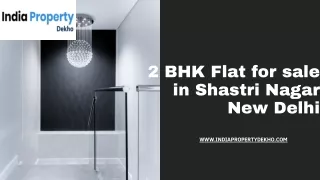 2 BHK Flat for sale in Shastri Nagar New Delhi