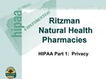 Ritzman Natural Health Pharmacies