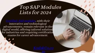 Top SAP Modules Lists for 2024