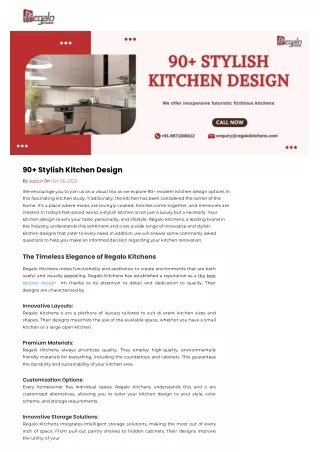 90  Amazing And Stylish Kitchen Design