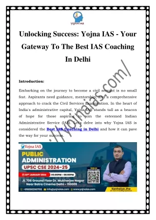 Best IAS Coaching in Delhi  Call-8595390705