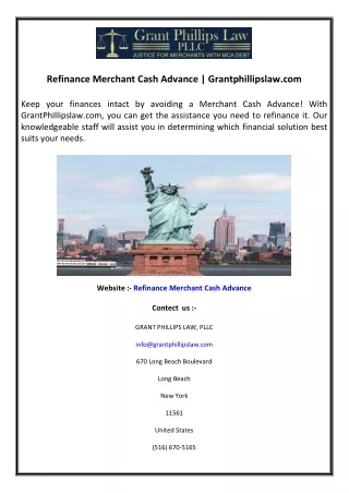 Refinance Merchant Cash Advance  Grantphillipslaw.com