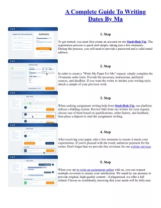 A Complete Guide To Writing Dates By Ma