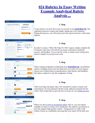 024 Rubrics In Essay Writing Example Analytical Rubric Analysis ...