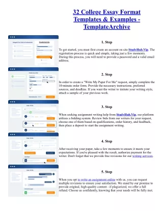 32 College Essay Format Templates & Examples - TemplateArchive