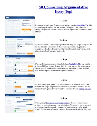50 Compelling Argumentative Essay Topi