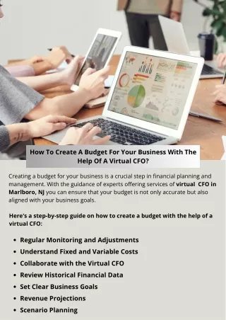 How To Create A Budget For Your Business With The Help Of A Virtual CFO?