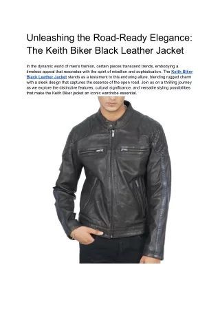 The Keith Biker Jacket