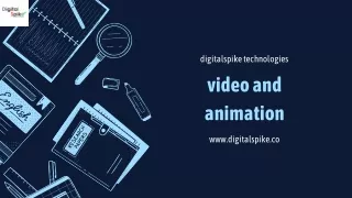 video and animation services