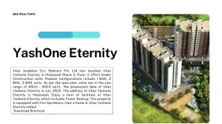 Yashone Eternity in Hinjawadi Pune - Price, Floor Plan & Reviews