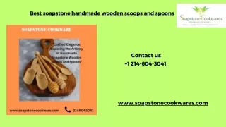 soapstone handmade wooden scoops and spoons ppt