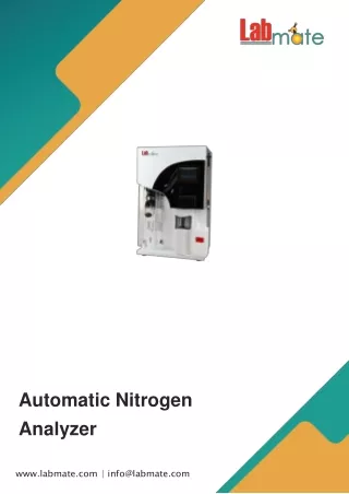 Automatic-Nitrogen-Analyzer