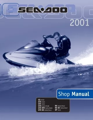 2001 Sea-Doo GTX DI Service Repair Manual