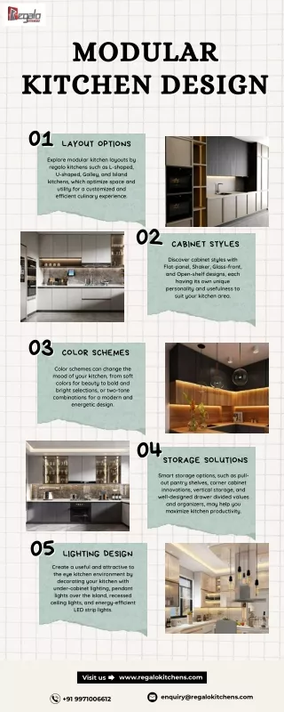 Modular Kitchen Design | Regalo Kitchens