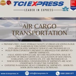 Revolutionizing Air Cargo Transportation: A Comprehensive Guide by TCI Express