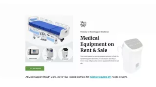 Medical Equipment on Rent