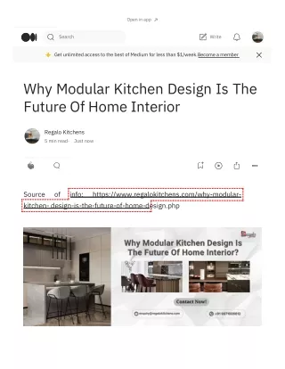 Why Modular Kitchen Design Is The Future Of Home Interior