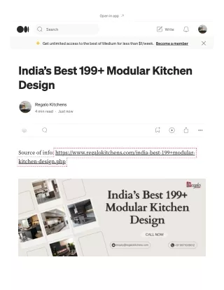 India’s Best 199  Modular Kitchen Design