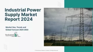 Industrial Power Supply Market Growth, Share And Key Players Analysis Till 2033