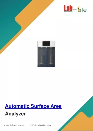 Automatic-Surface-Area-Analyzer