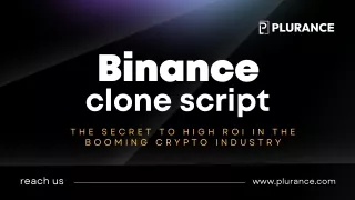 Binance Clone Script:The Secret to High ROI in the Booming Crypto Industry