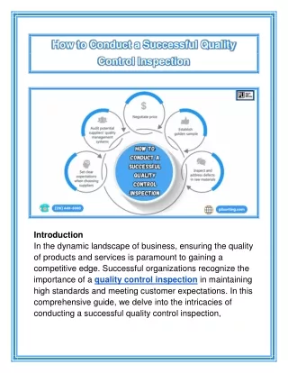 How to Conduct a Successful Quality Control Inspection