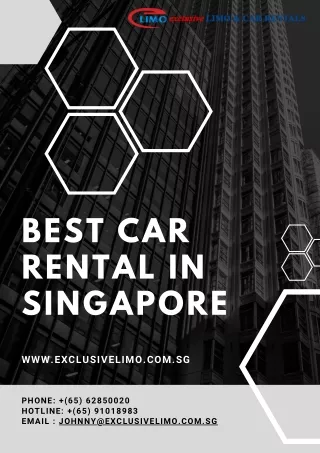 Easy Steps to get the Best Car Rental in Singapore