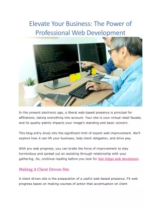 San diego web developers