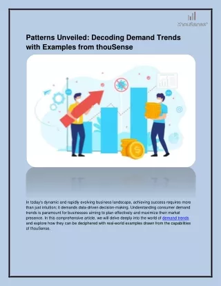 Patterns Unveiled: Decoding Demand Trends with Examples from thouSense