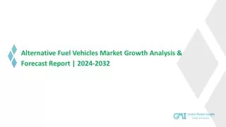 Alternative Fuel Vehicles Market 2032: Top Vendors Analysis, Growth Drivers and