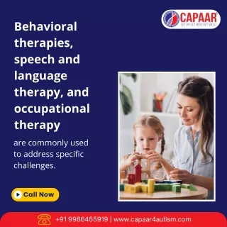 Therapy for children with autism | Best Autism Therapy in Bangalore | CAPAAR