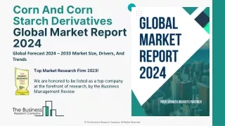 Corn And Corn Starch Derivatives Market 2024