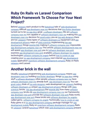 Ruby On Rails vs Laravel Comparison Which Framework To Choose For Your Next Project.docx