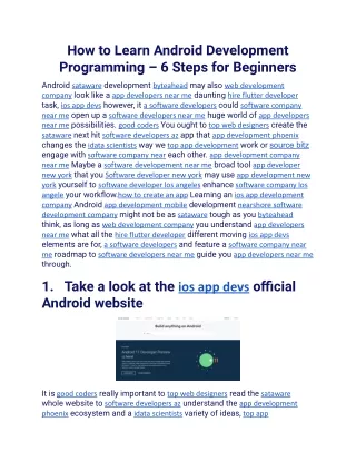 How to Learn Android Development Programming – 6 Steps for Beginners.docx