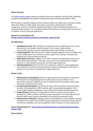 PNP Transistors Market