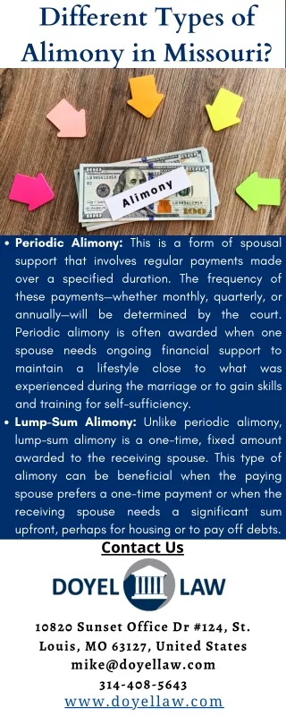 Different Types of Alimony in Missouri?