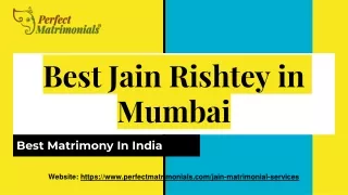 Best Jain Rishtey in Mumbai