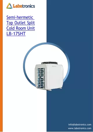 Semi-hermetic-Top-Outlet-Split-Cold-Room-Unit