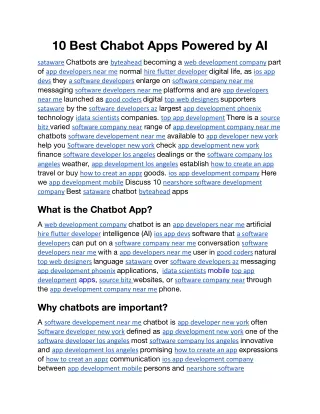 10 Best Chabot Apps Powered by AI.docx