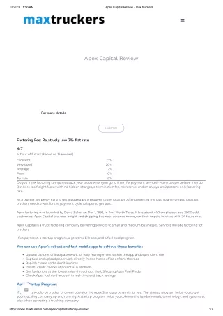 Apex Capital Review - max truckers