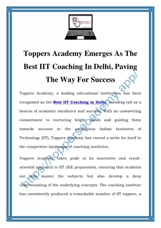 Best IIT Coaching in Delhi Call-07827048964