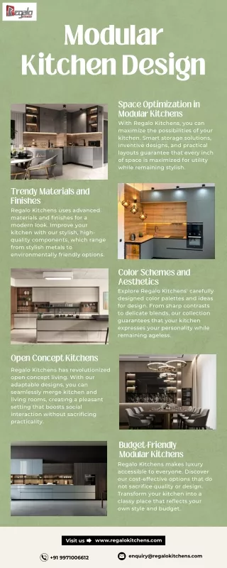 Modular Kitchen Design | Regalo Kitchens