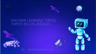 Machine Learning Thesis Topics In Los Angeles  (1)