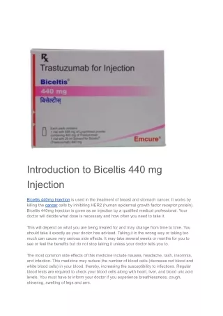 Biceltis 440mg Injection