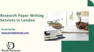 Research Paper Writing Services in London