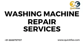 washing machine repair services