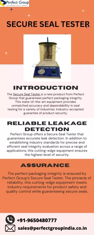 Secure Seal Tester