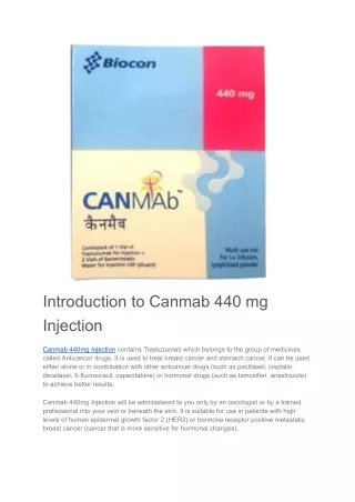 Canmab 440mg Injection