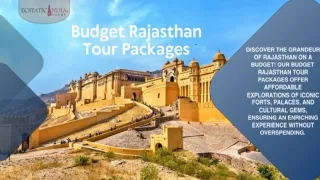 Budget Rajasthan Tour Packages