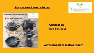 soapstone cookware collection ppt